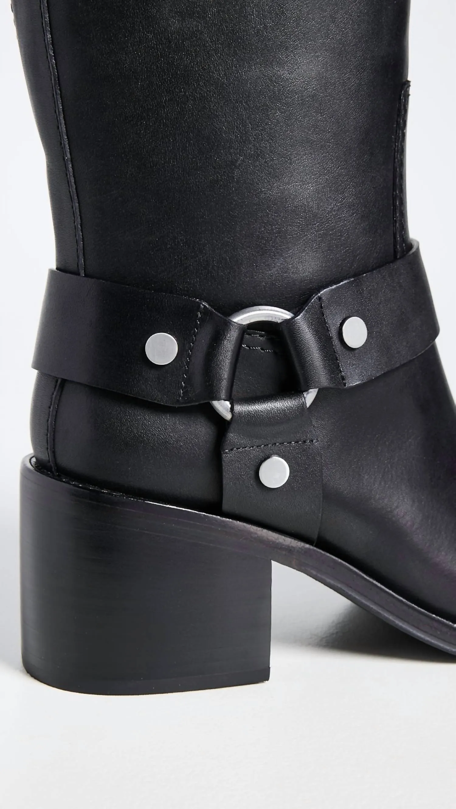 Women's Audrey Engineer Tall Boots In Black