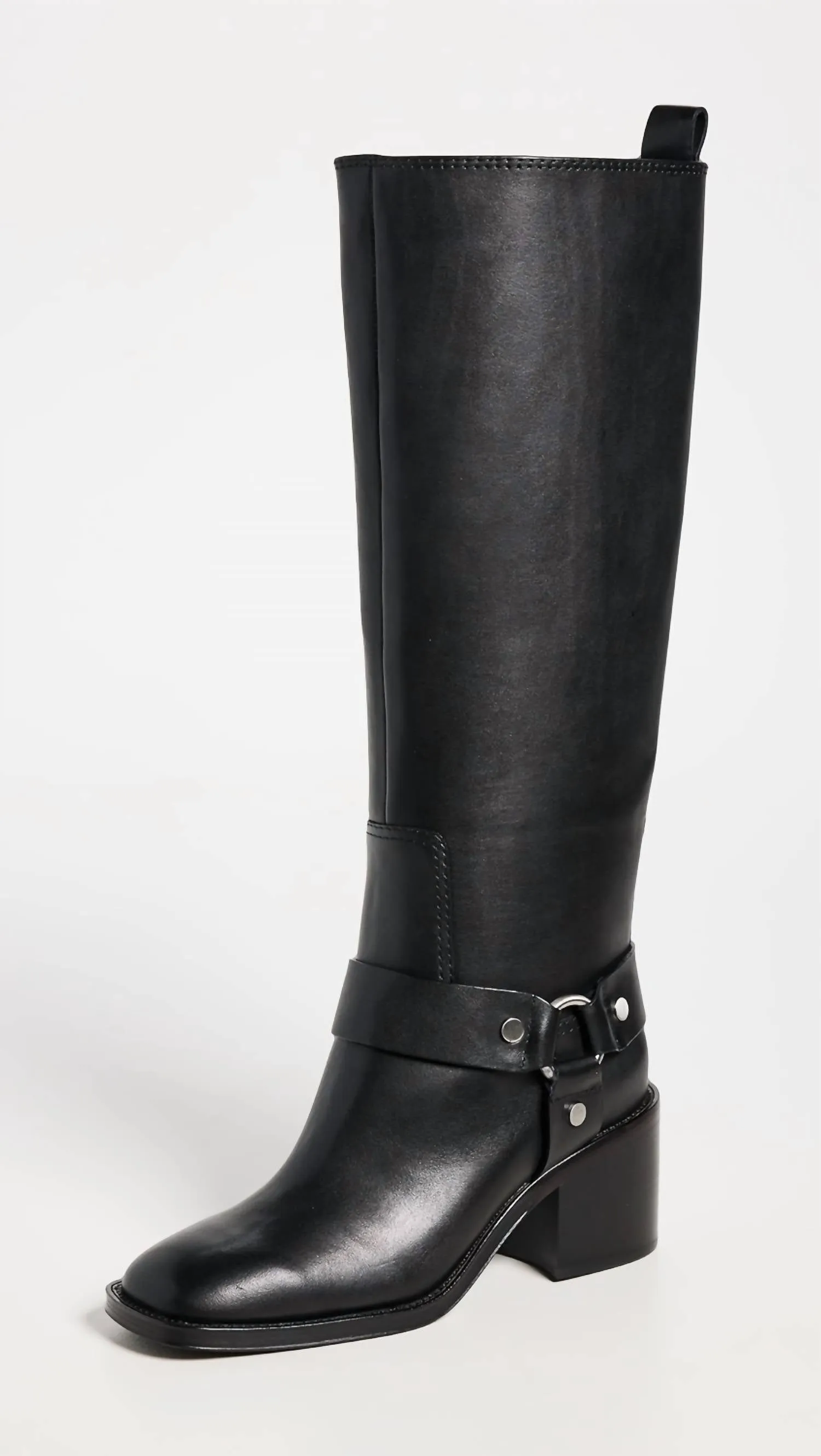 Women's Audrey Engineer Tall Boots In Black