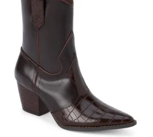 Women's Bambi Boot In Brown Croc