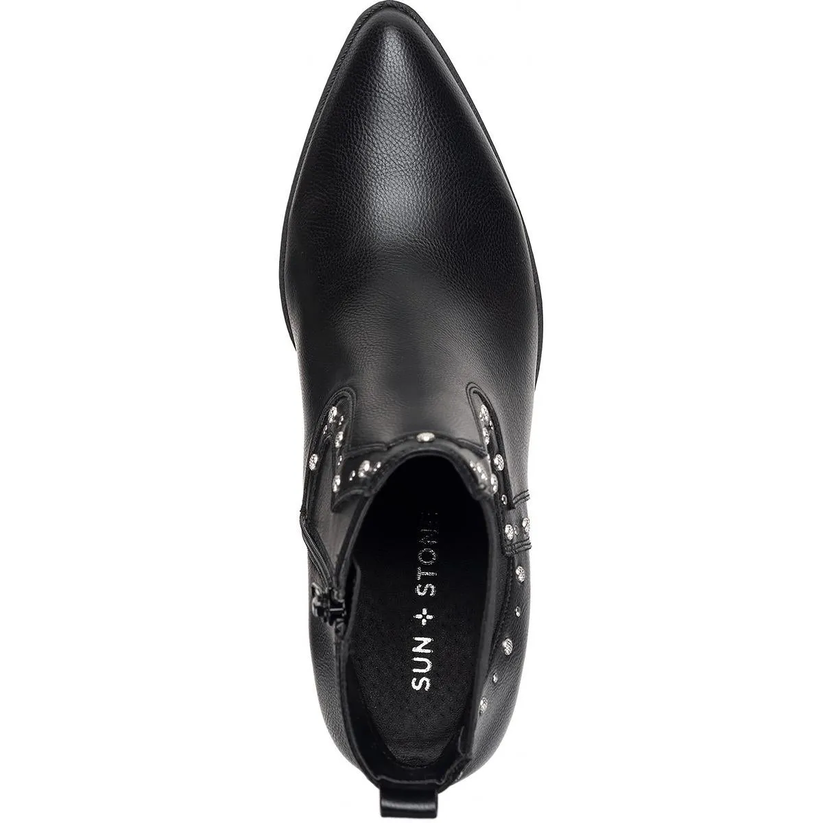 Womens Block Heel Man Made Ankle Boots