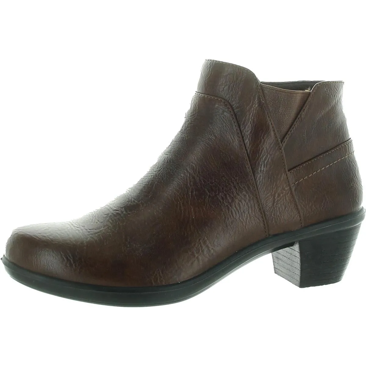 Womens Block Heel Manmade Ankle Boots