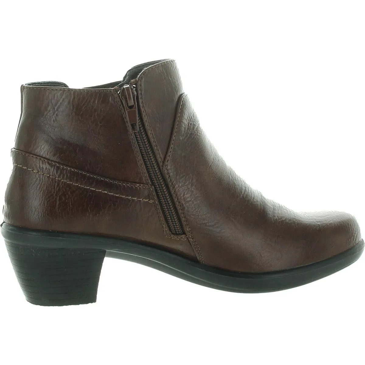 Womens Block Heel Manmade Ankle Boots