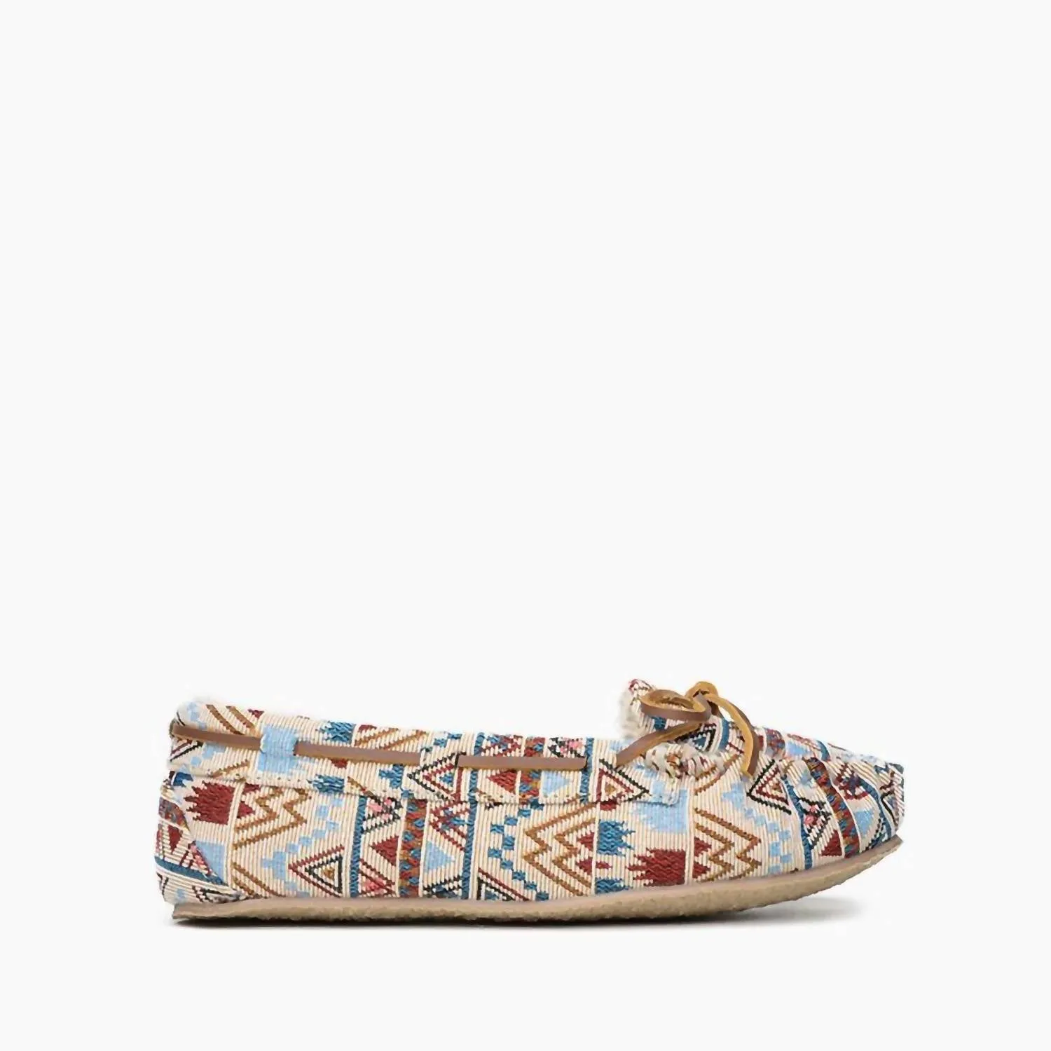 Women's Cally Low Moccasin In Cream Mosaic