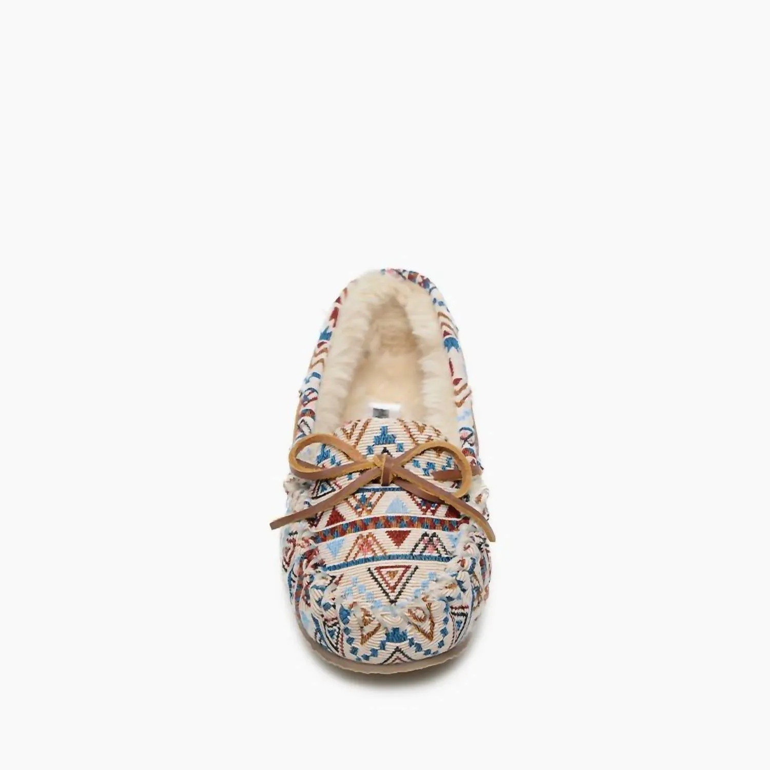 Women's Cally Low Moccasin In Cream Mosaic