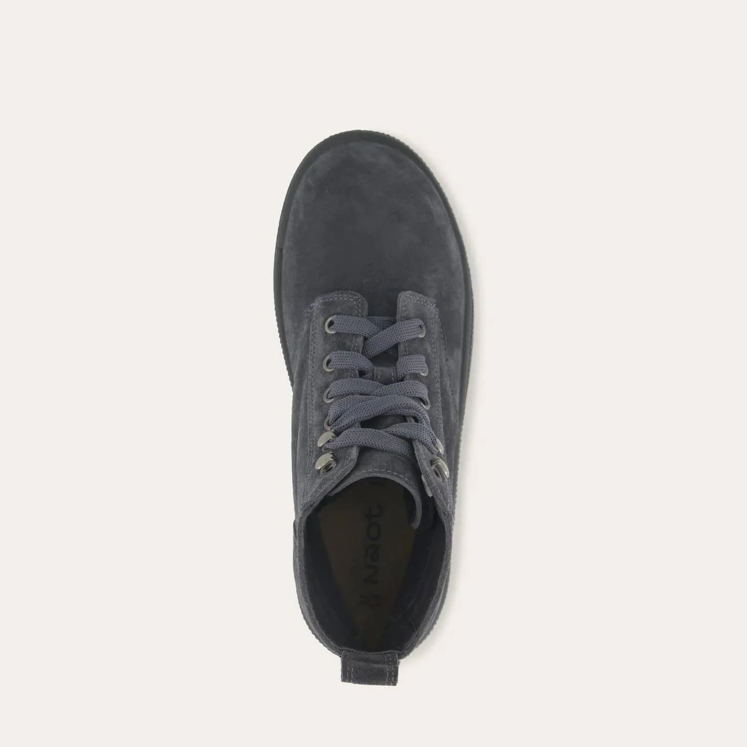 Women's Canoe Tie Boots - Medium In Charcoal Suede