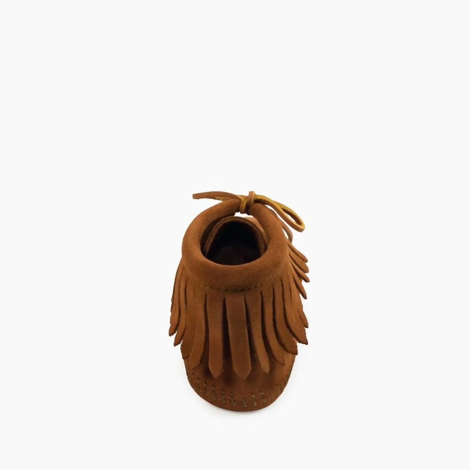 Women's Classic Fringe Softsole Moccasin In Brown