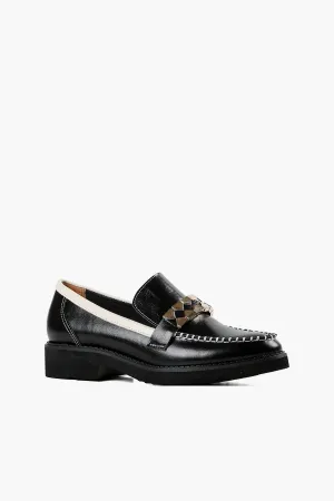 Women's Clip And Stitch Loafer In Black