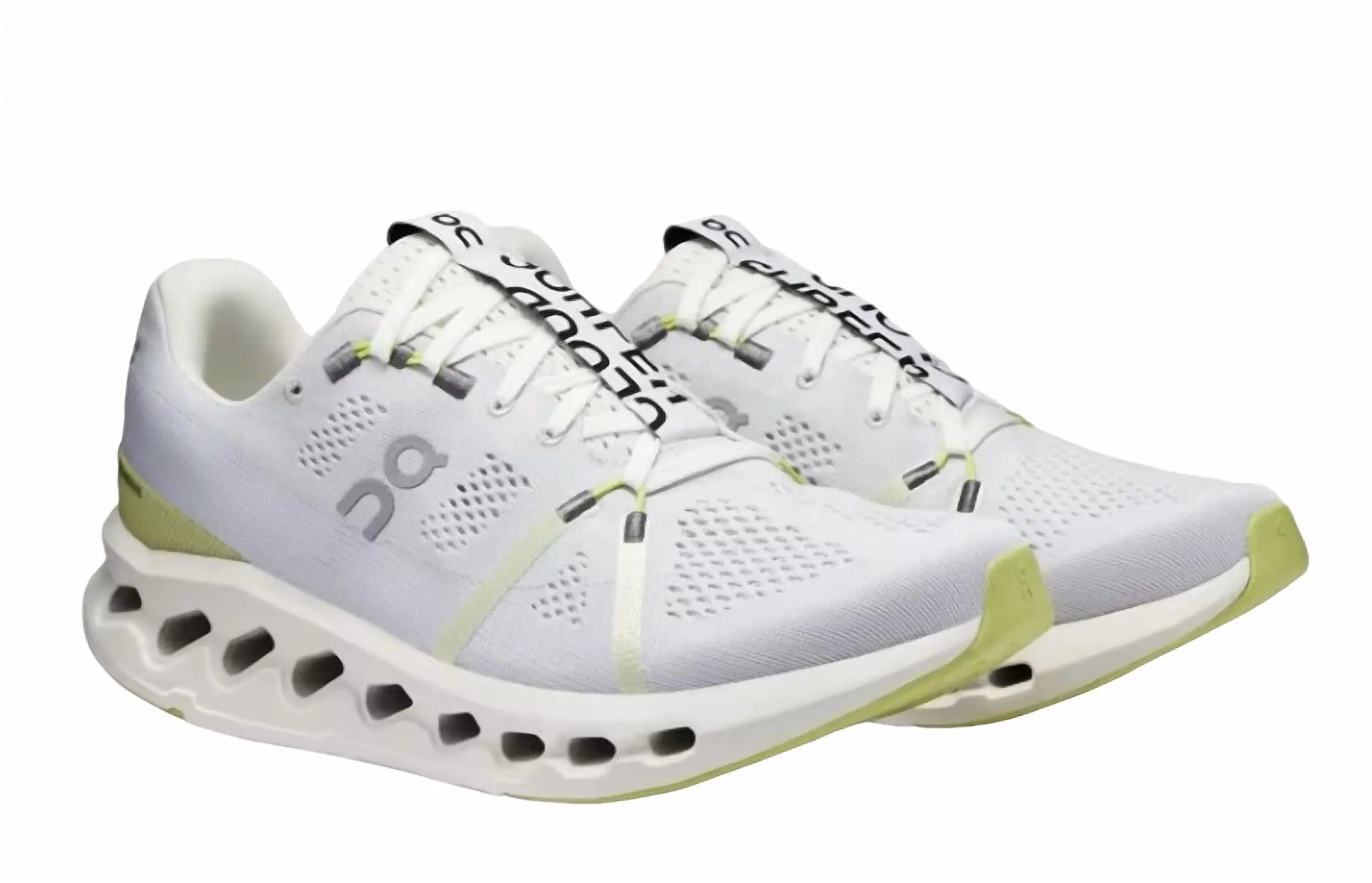 Women's Cloudsurfer Running Shoes ( B Width ) In White/sand