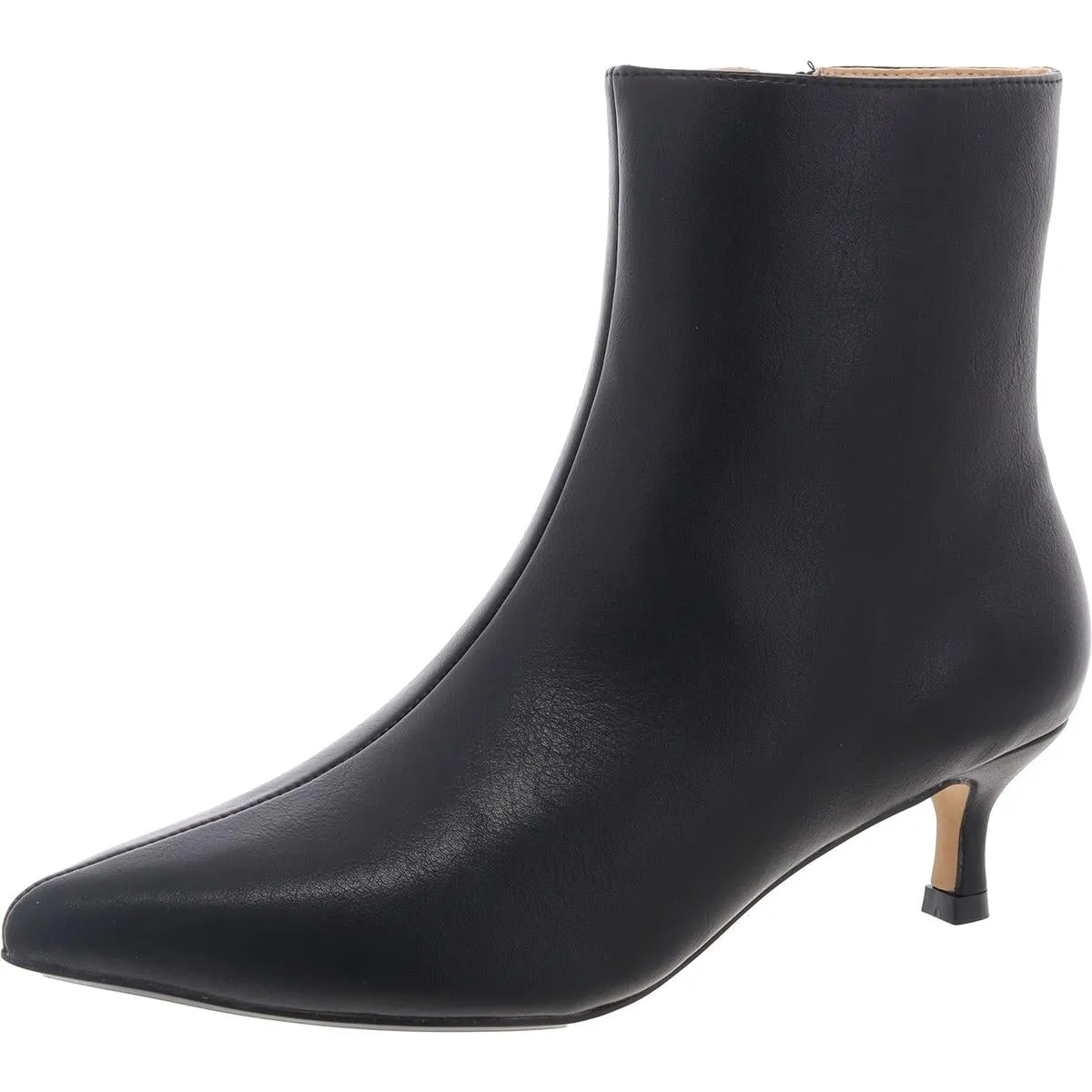 Womens Comfort Insole Faux Leather Ankle Boots