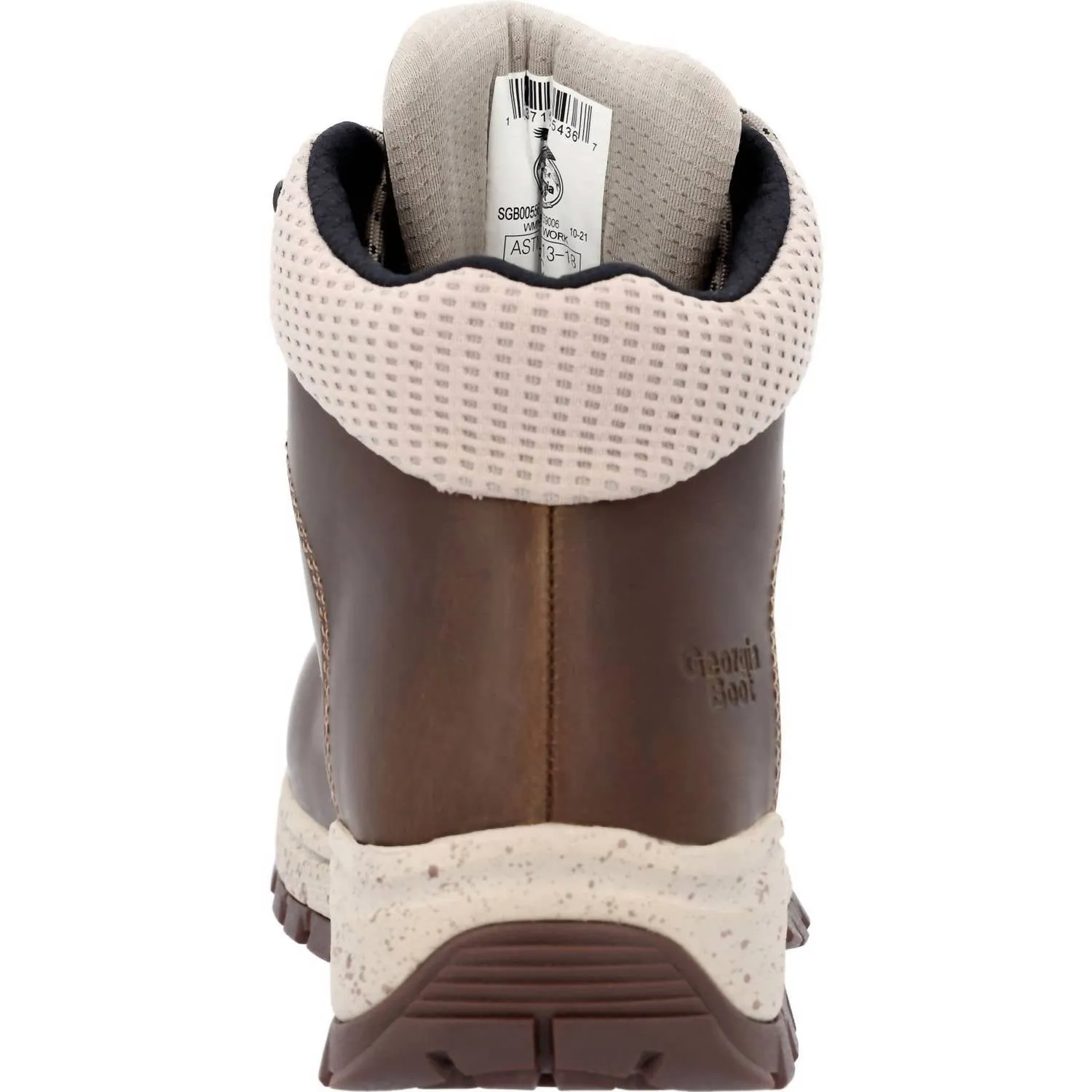 Women's Eagle Trail Alloy Toe Waterproof Hiker Boot - Wide Width In Brown