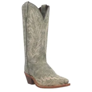 Women's Emmylee Fancy Stitch Cowboy Boot In Green