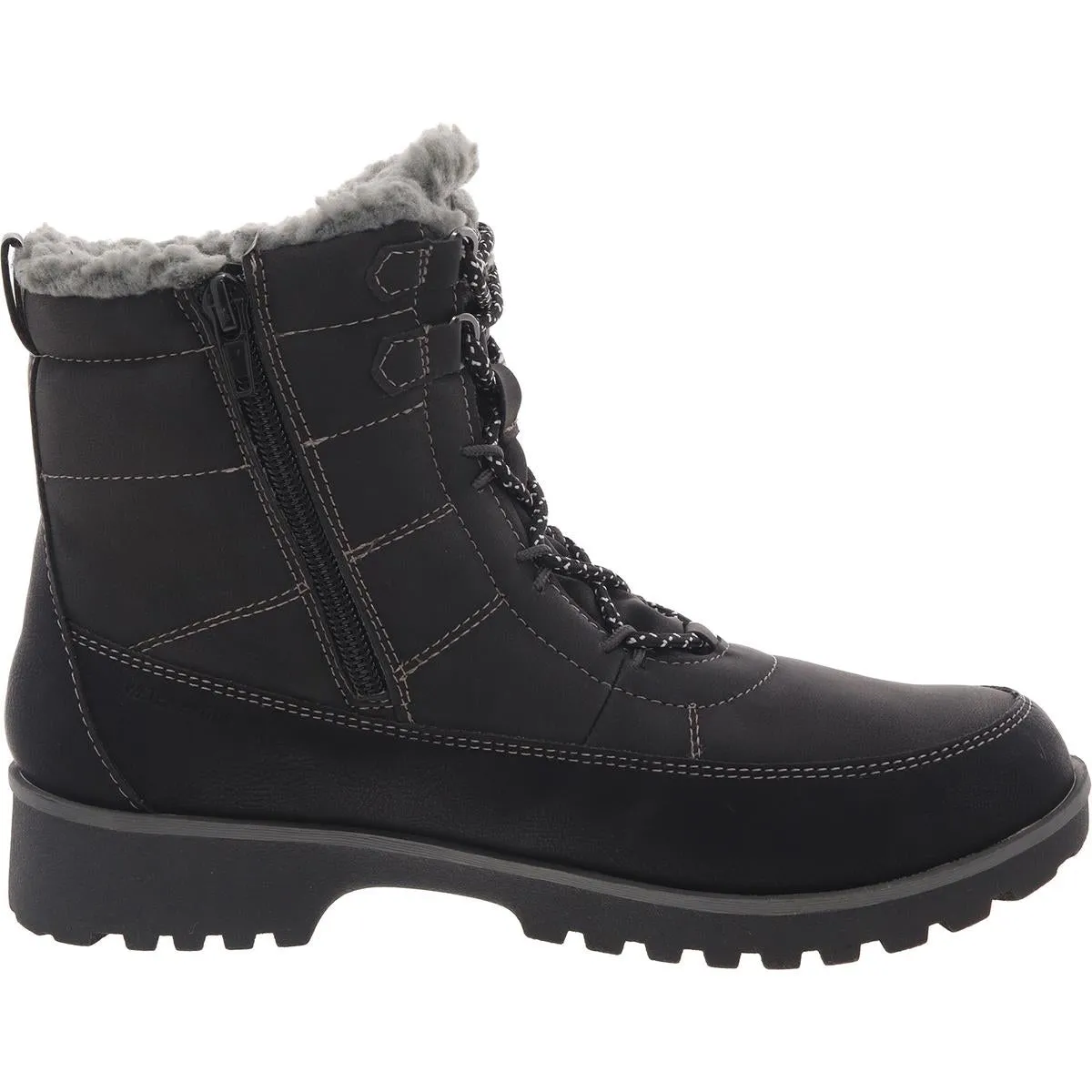 Womens Faux Fur Faux Leather Winter & Snow Boots