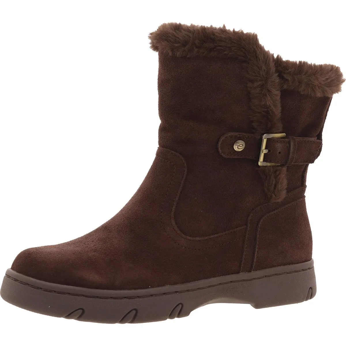 Womens Faux Fur Lined Faux Fur Shearling Boots