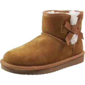 Womens Faux Fur Lined Polyester Booties