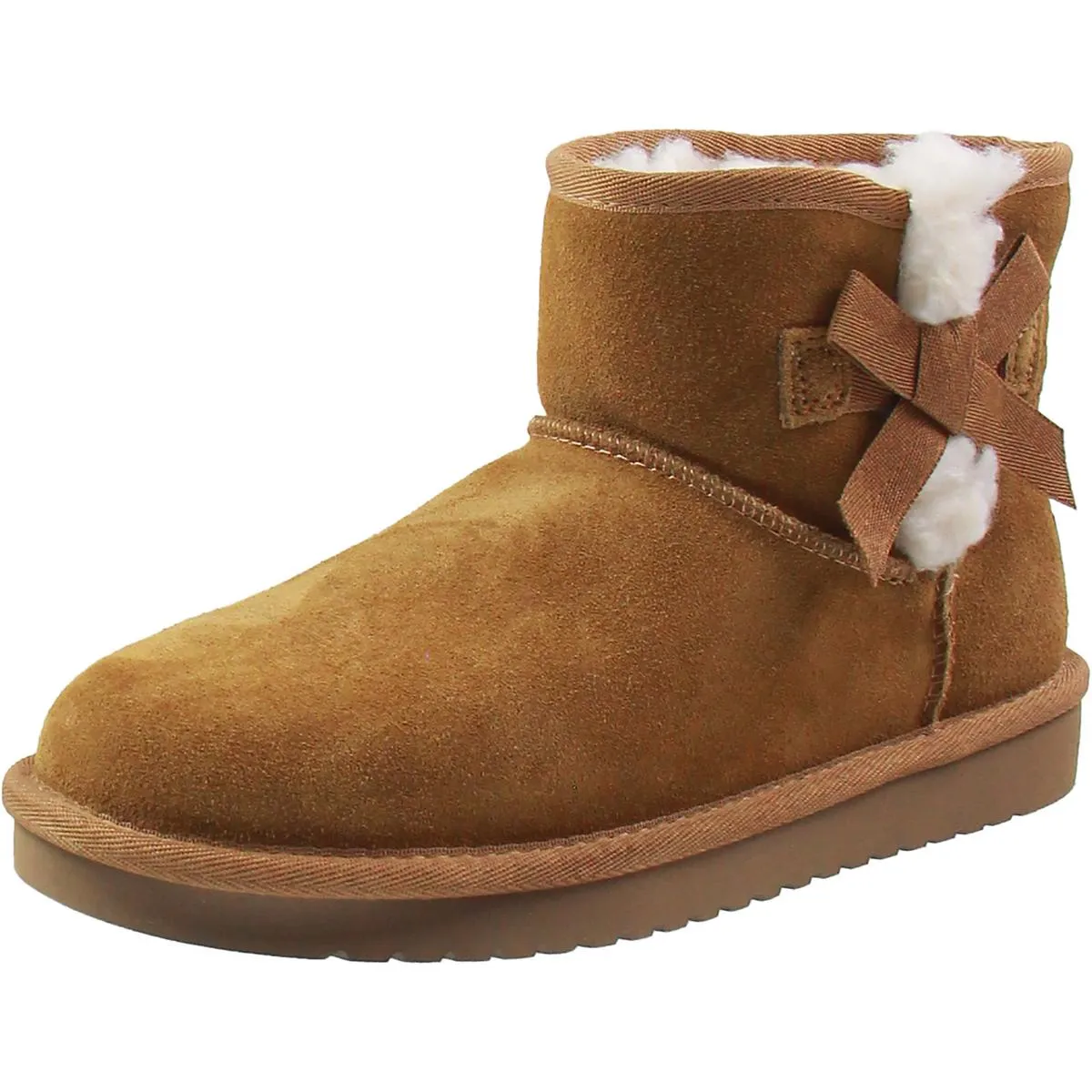 Womens Faux Fur Lined Polyester Booties