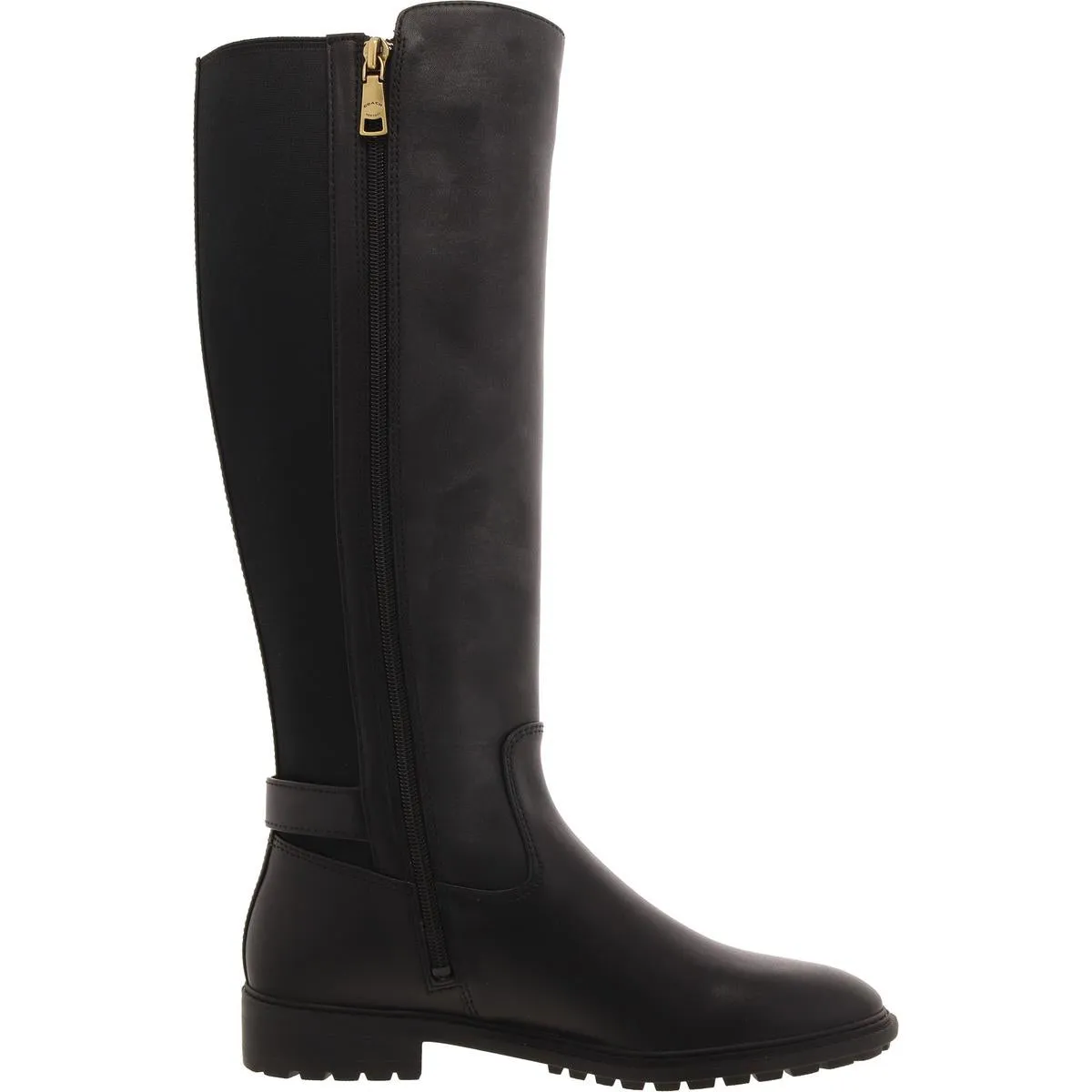 Womens Faux Leather Knee-High Boots