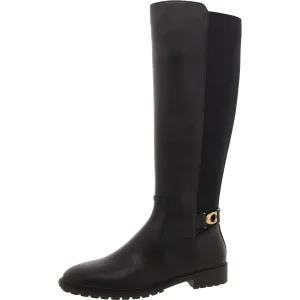 Womens Faux Leather Knee-High Boots