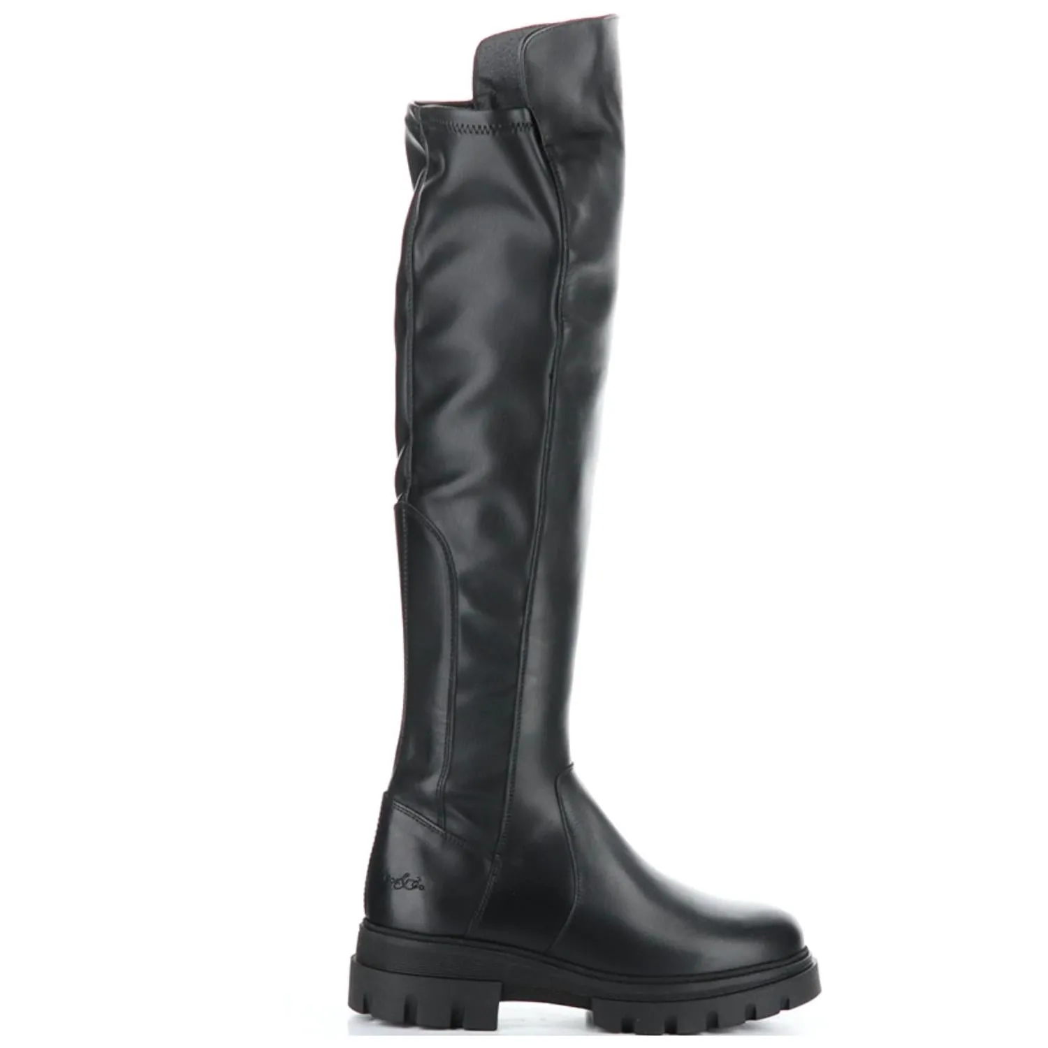 Women's Fifth Nappa Stretch Knee High Boot In Black