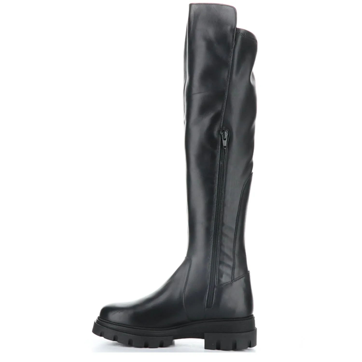 Women's Fifth Nappa Stretch Knee High Boot In Black