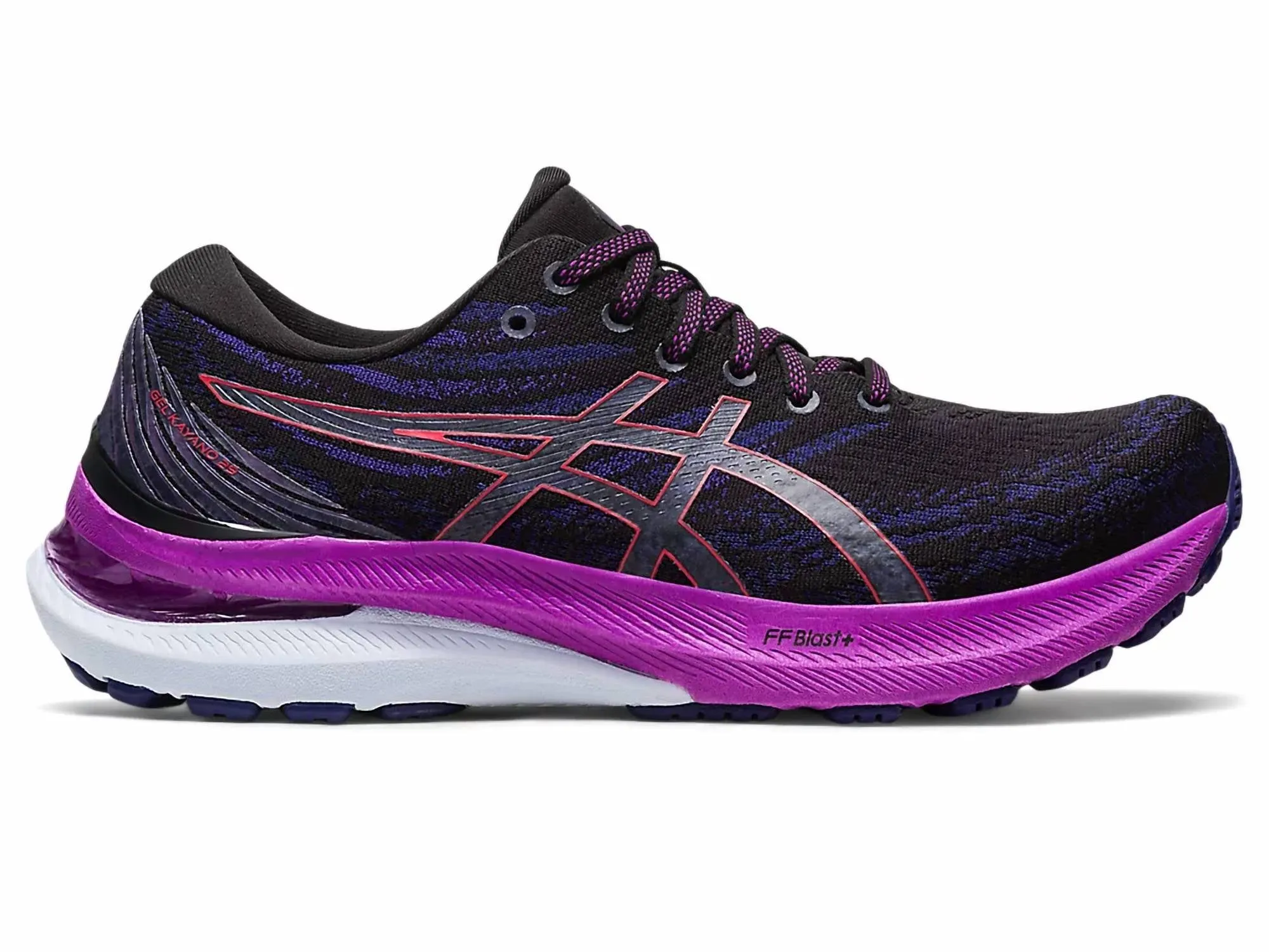 Women's Gel-Kayano 29 Running Shoes In Black/red Alert