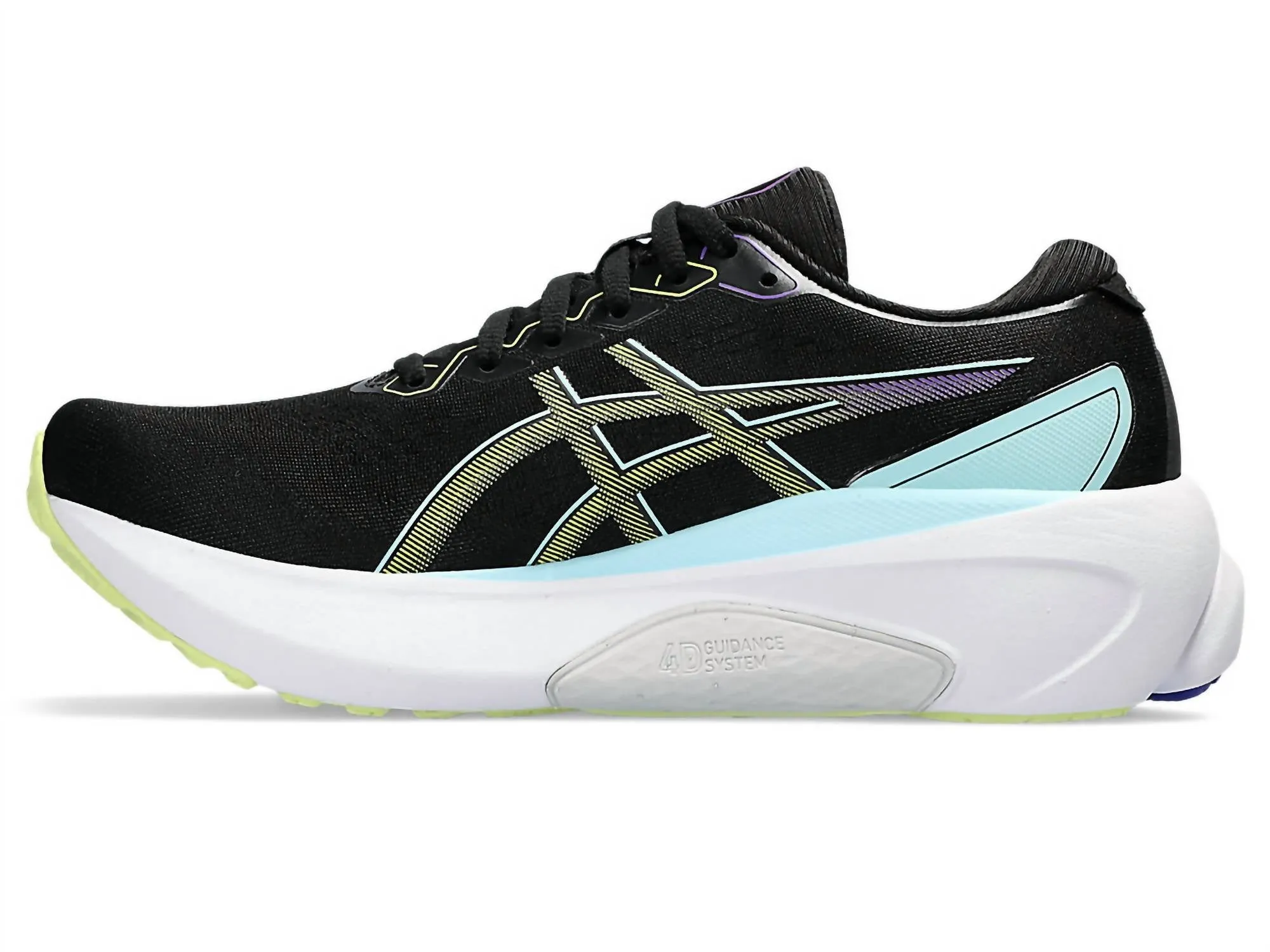 Women's Gel-Kayano 30 Running Shoes In Black/glow