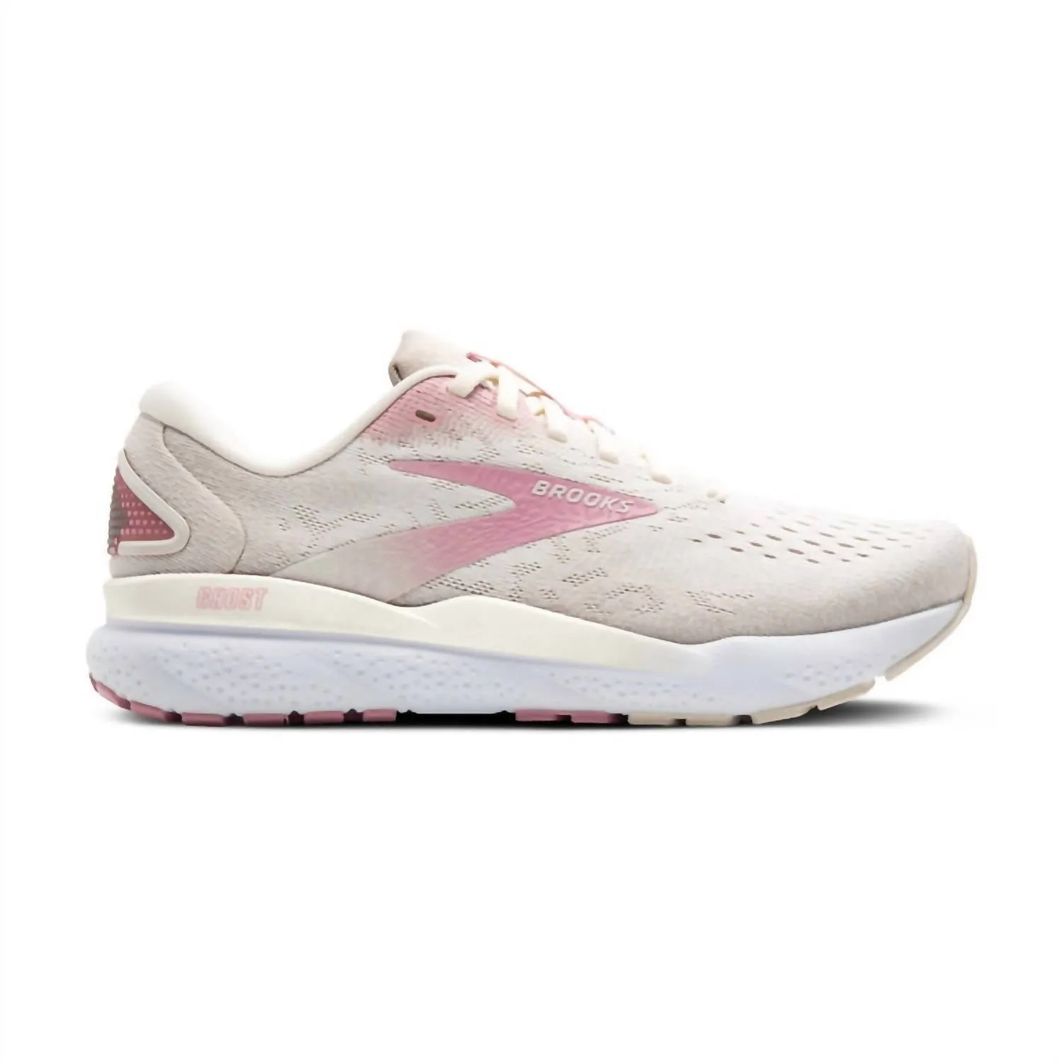 Women's Ghost 16 Running Shoe In Cocunut/zephyr/white