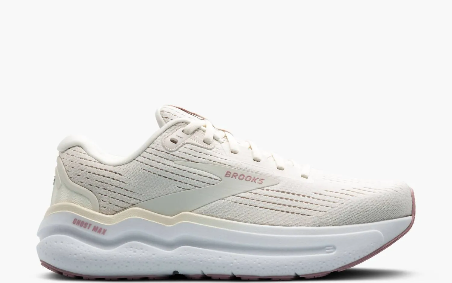 Women's Ghost Max 2 Shoes In 190 - Coconut Milk/gray/zephyr