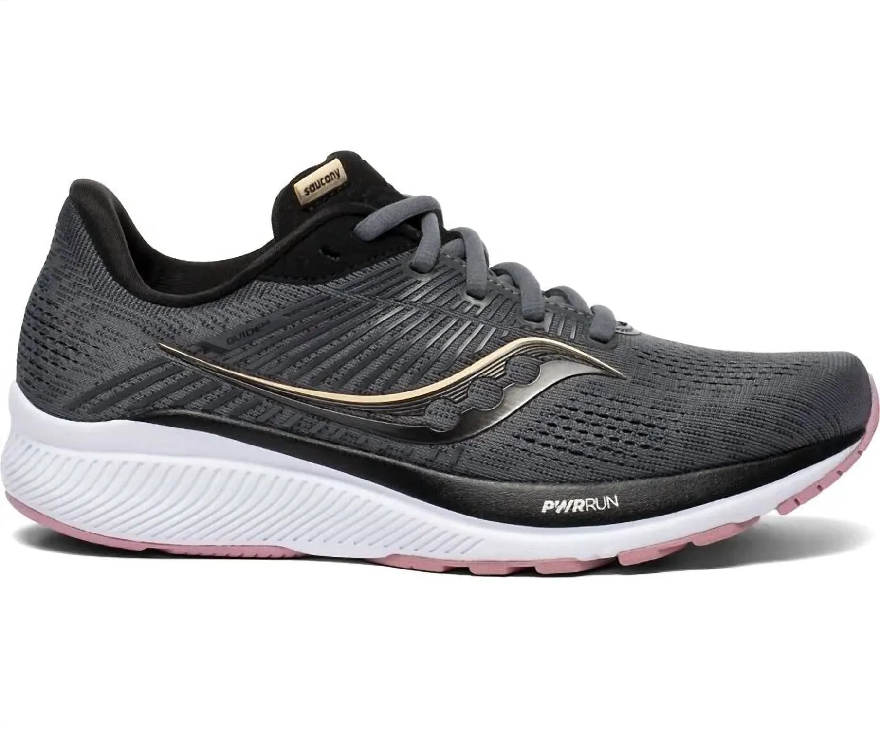 Women's Guide 14 Running Shoes In Charcoal/rose