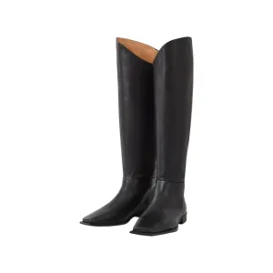 Women's Hanny Slouchy Boots In Black Suede