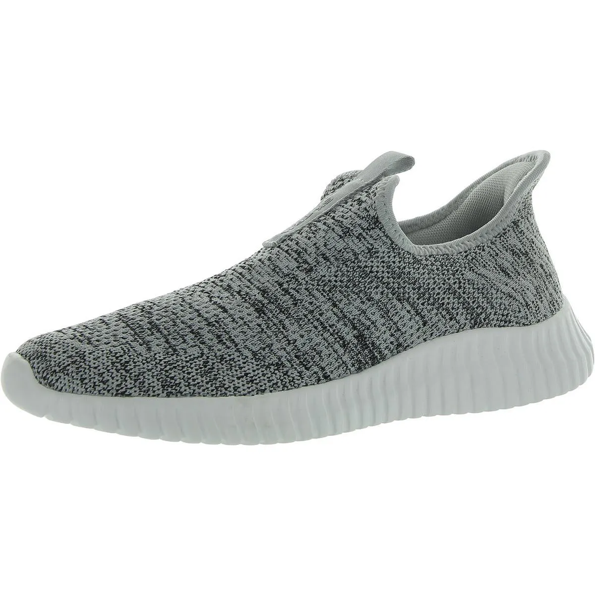 Womens Heather Slide On Slip-On Sneakers