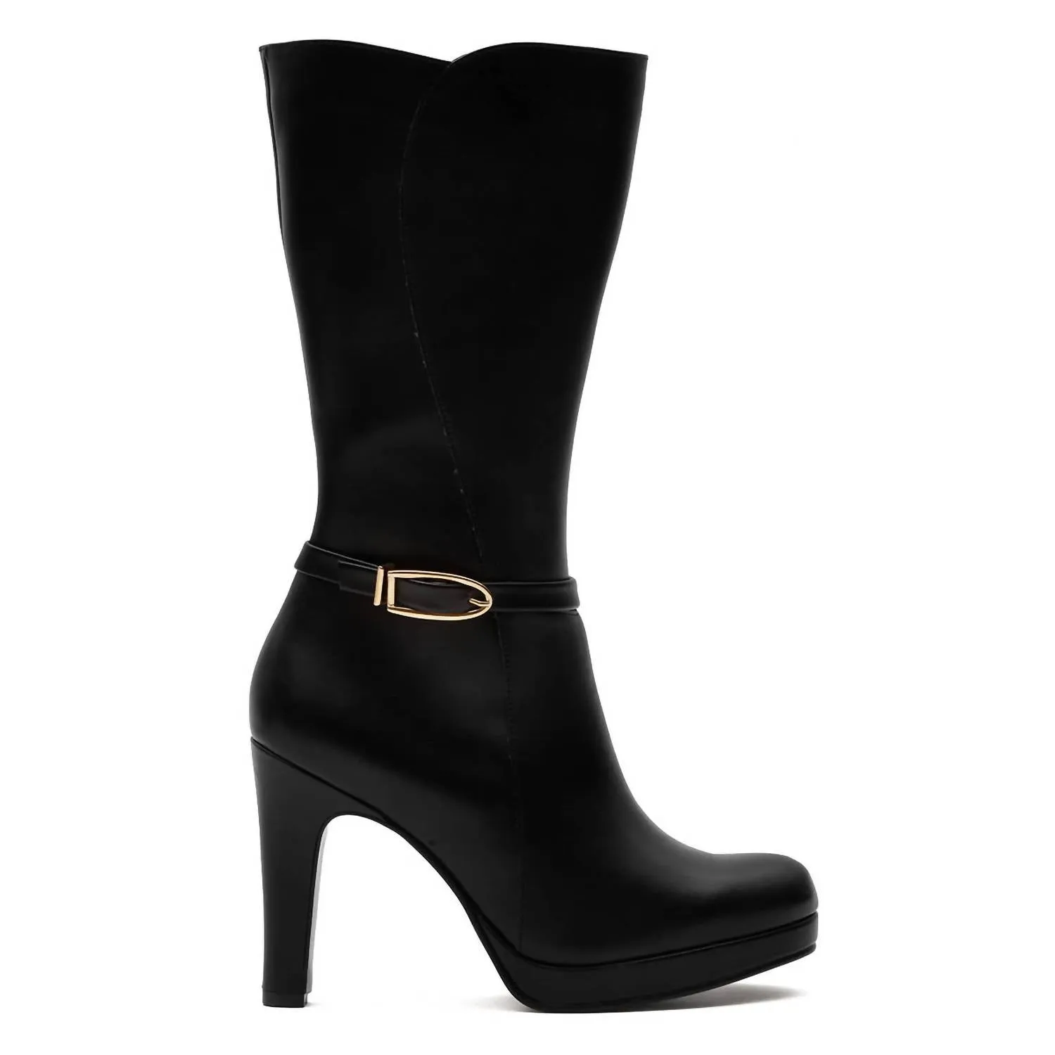 Women's High Heel Fashion Boots In Black