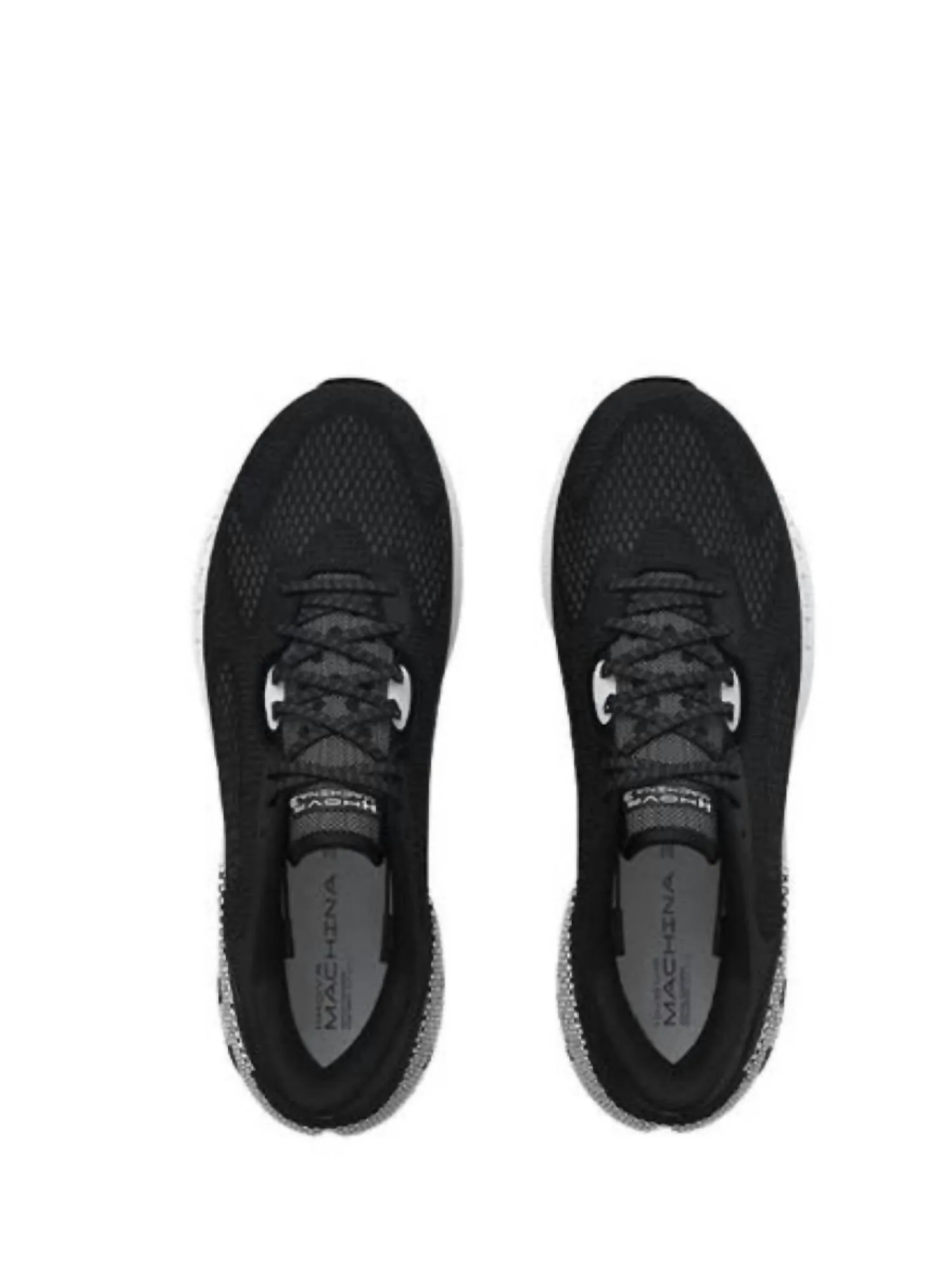Women's Hovr Machina 3 Cn Running Shoes - Medium Width In Black,white