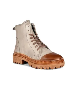Women's Kinship Lace Up Mid Boot In Almond Bone
