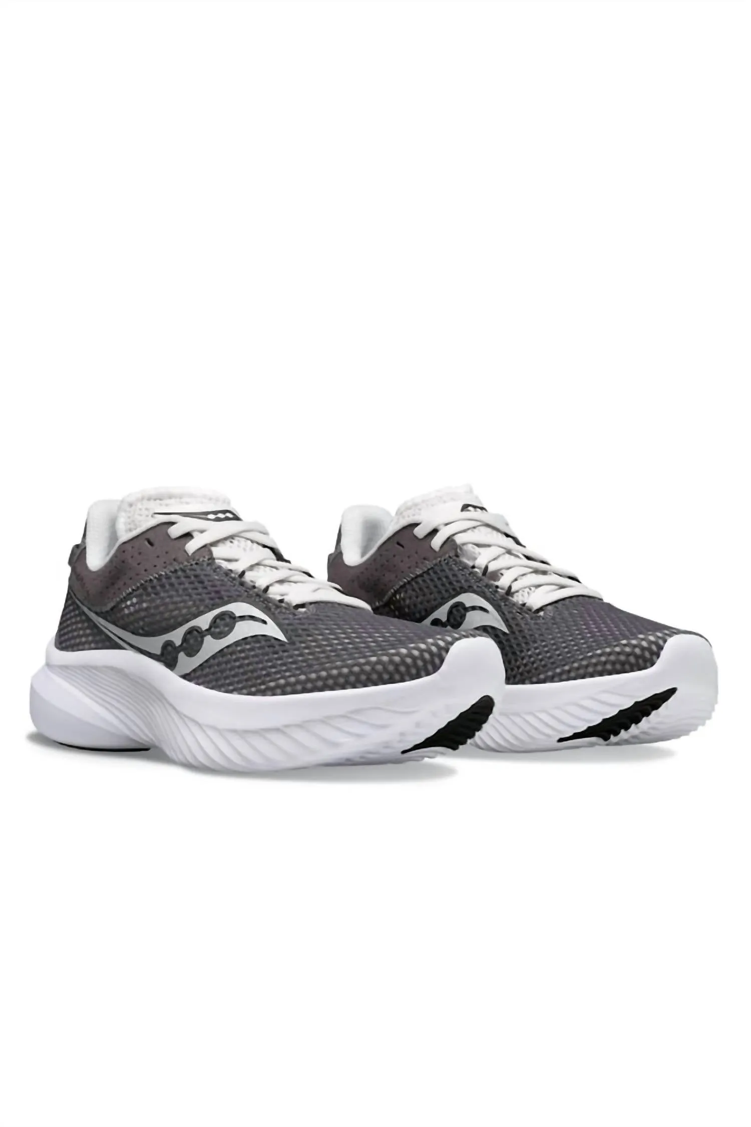 Women's Kinvara 14 Running Shoes In Metal/white