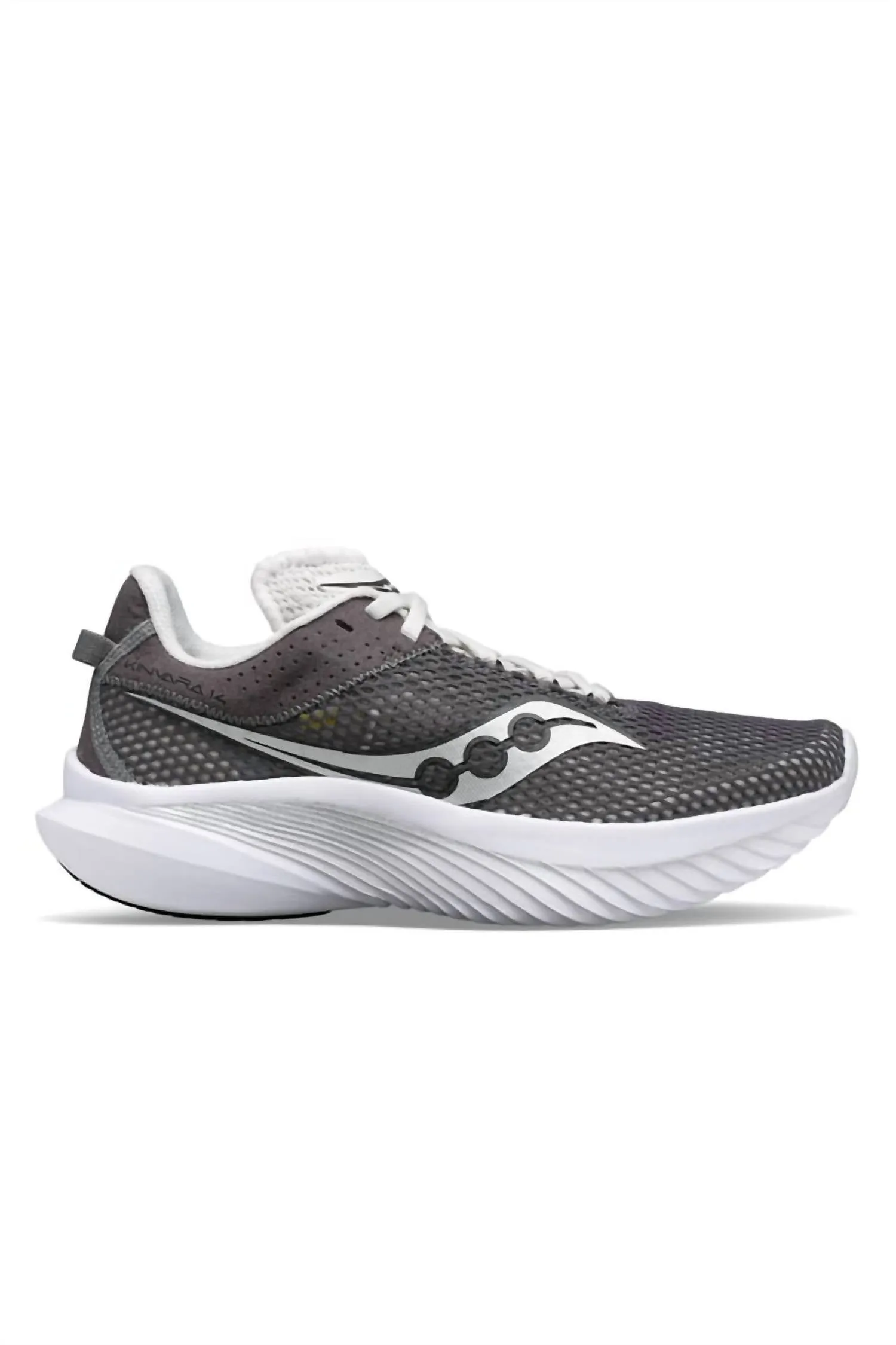 Women's Kinvara 14 Running Shoes In Metal/white