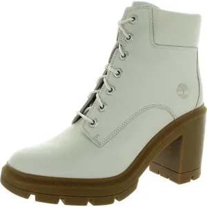 Womens Lace-Up Mid-Calf Boots