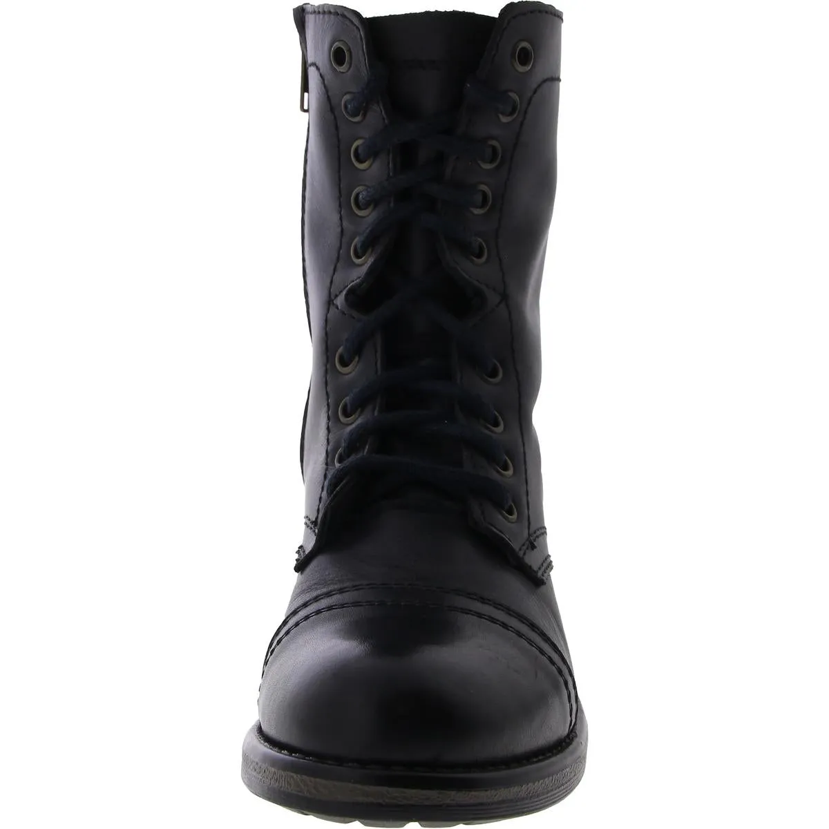 Womens Lace- Up Zipper Combat & Lace-Up Boots