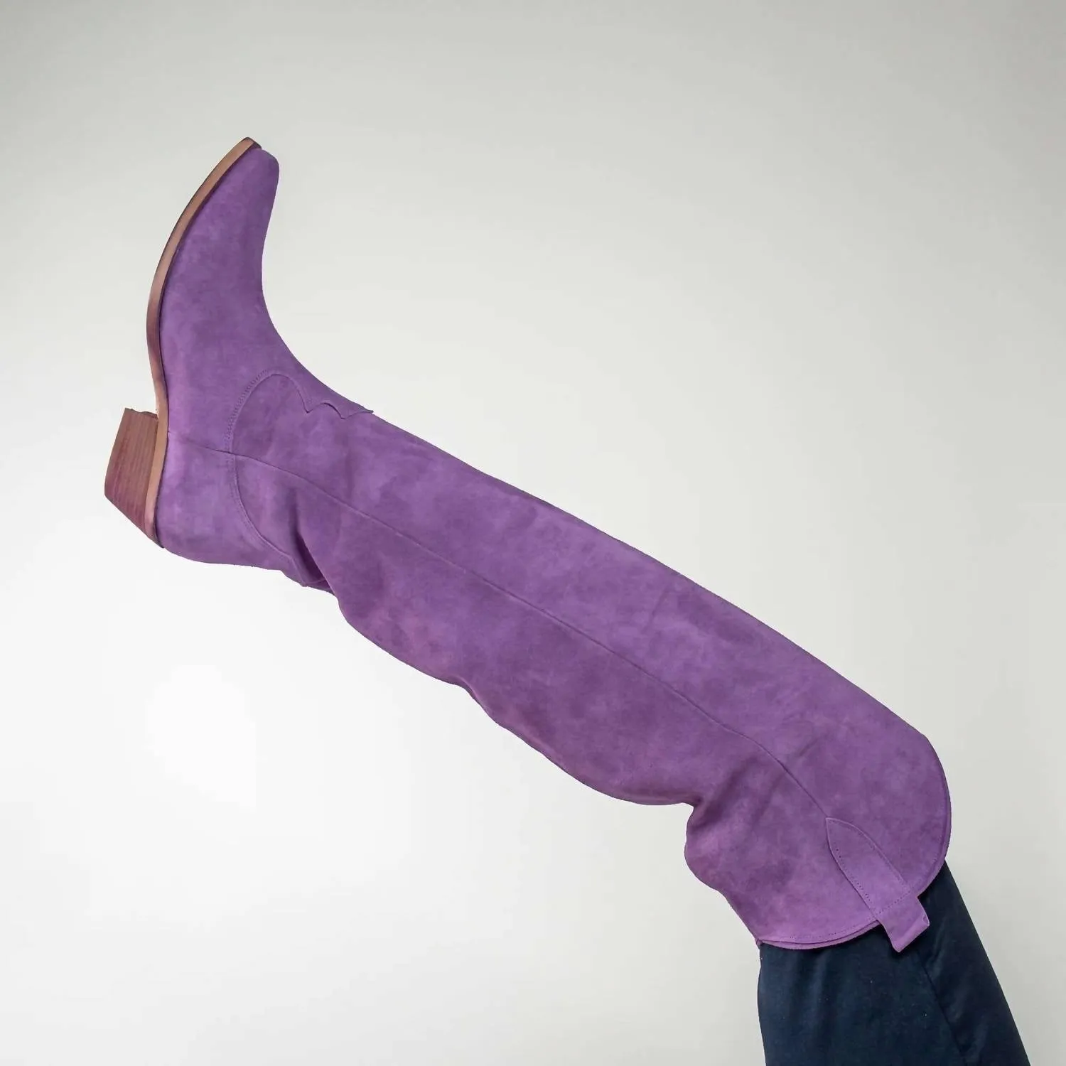 Women's Laramie Suede Boot In Lilac Purple