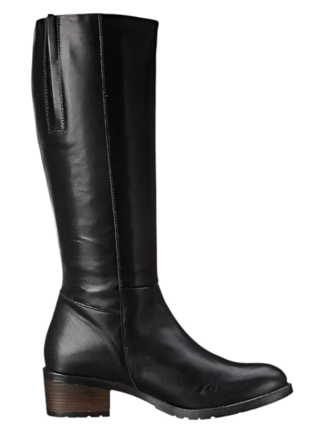 Women's Lauren Waterproof Tall Leather Boots In Black
