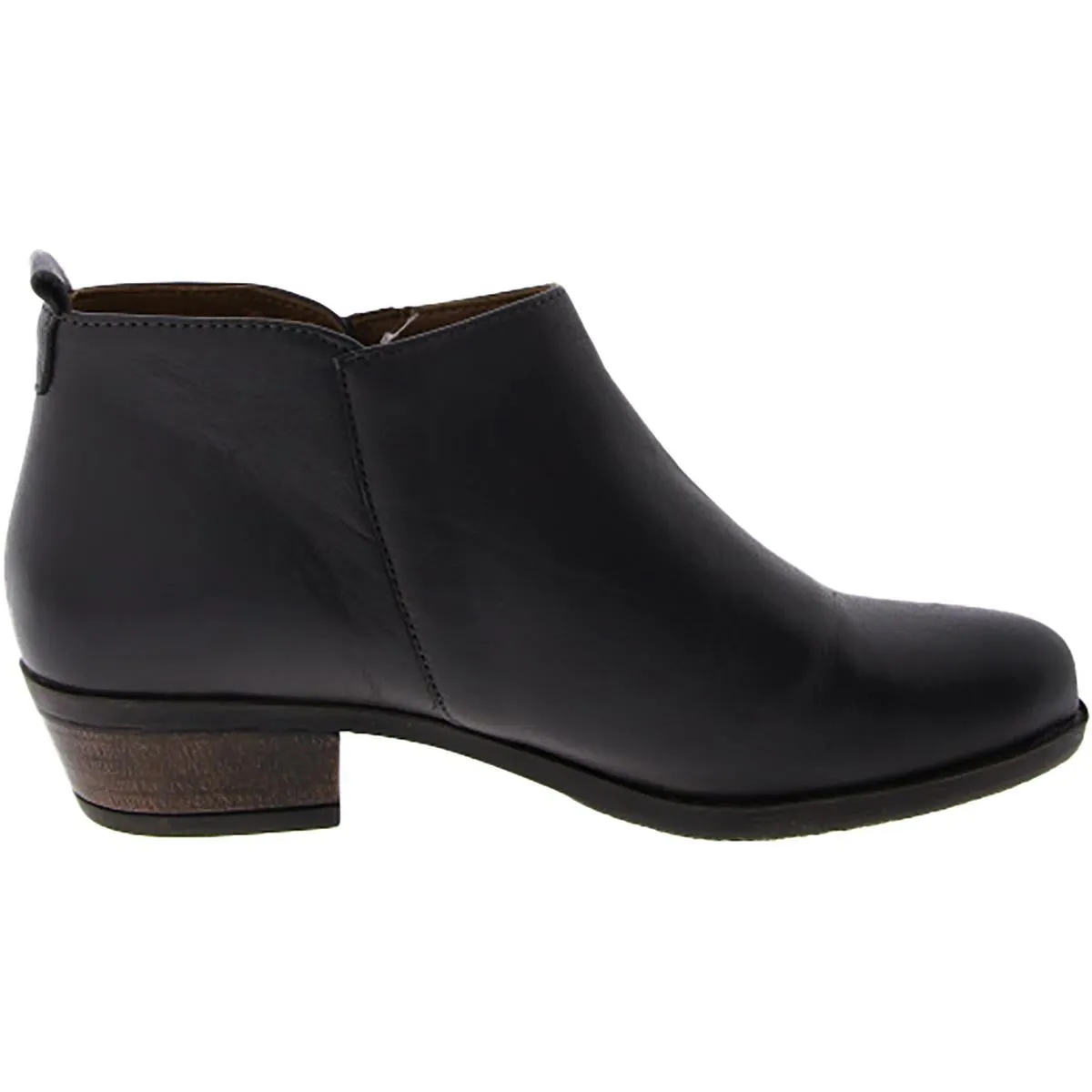 Womens Leather Comfort Booties