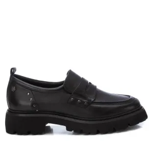 Women's Leather Moccasins In Black