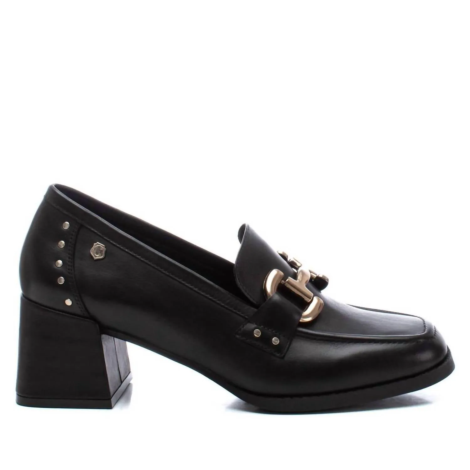 Women's Leather Moccasins In Black