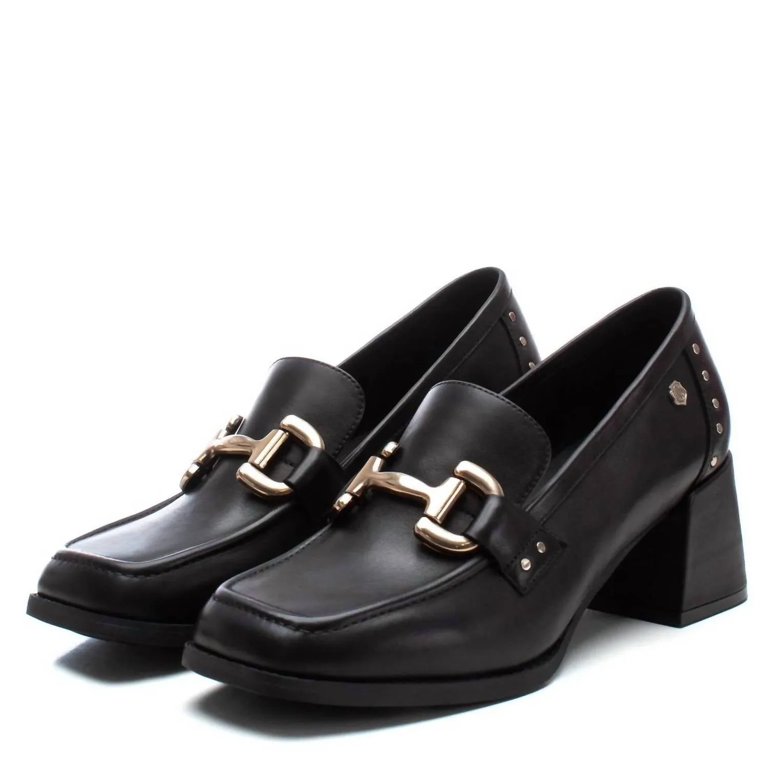 Women's Leather Moccasins In Black