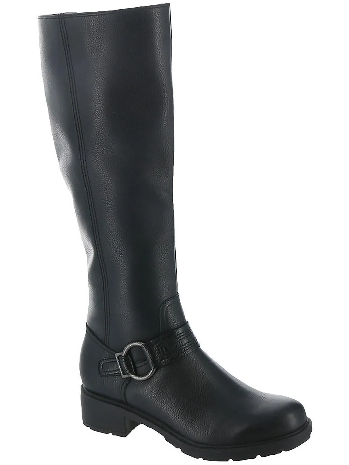 Womens Leather Riding Knee-High Boots