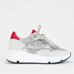 Women's Lightning Strike Argent Shoe In Argento