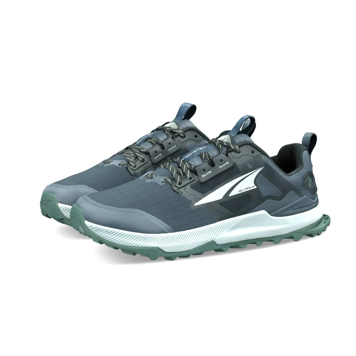 Women's Lone Peak 8 Trail Running Shoes In Black/gray