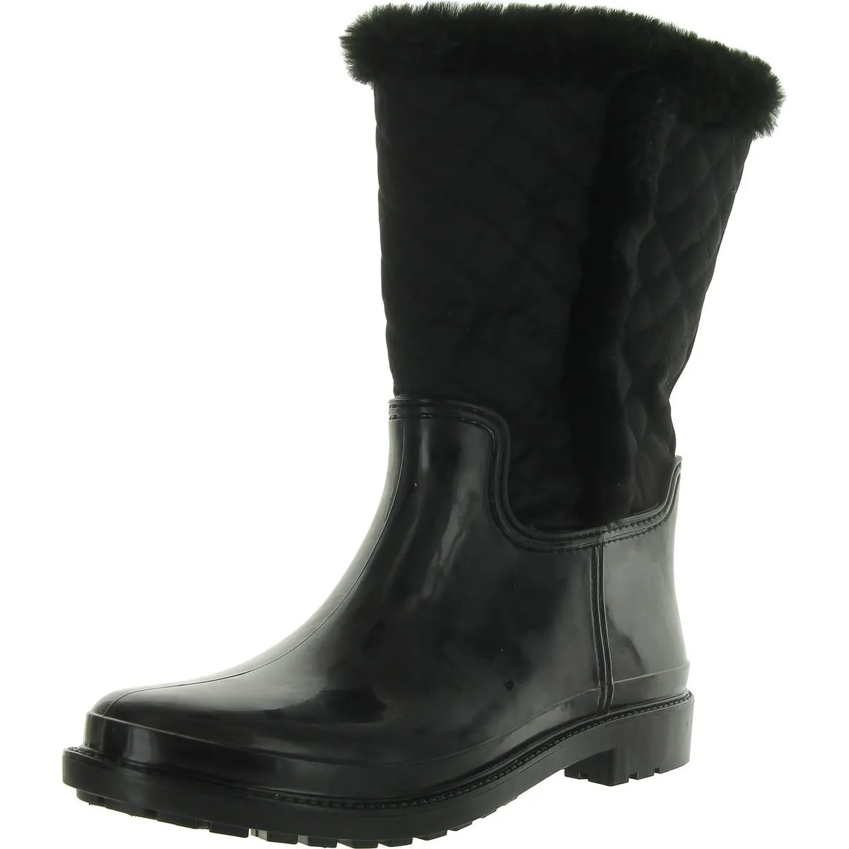 Womens Lugged Sole Pull On Winter & Snow Boots
