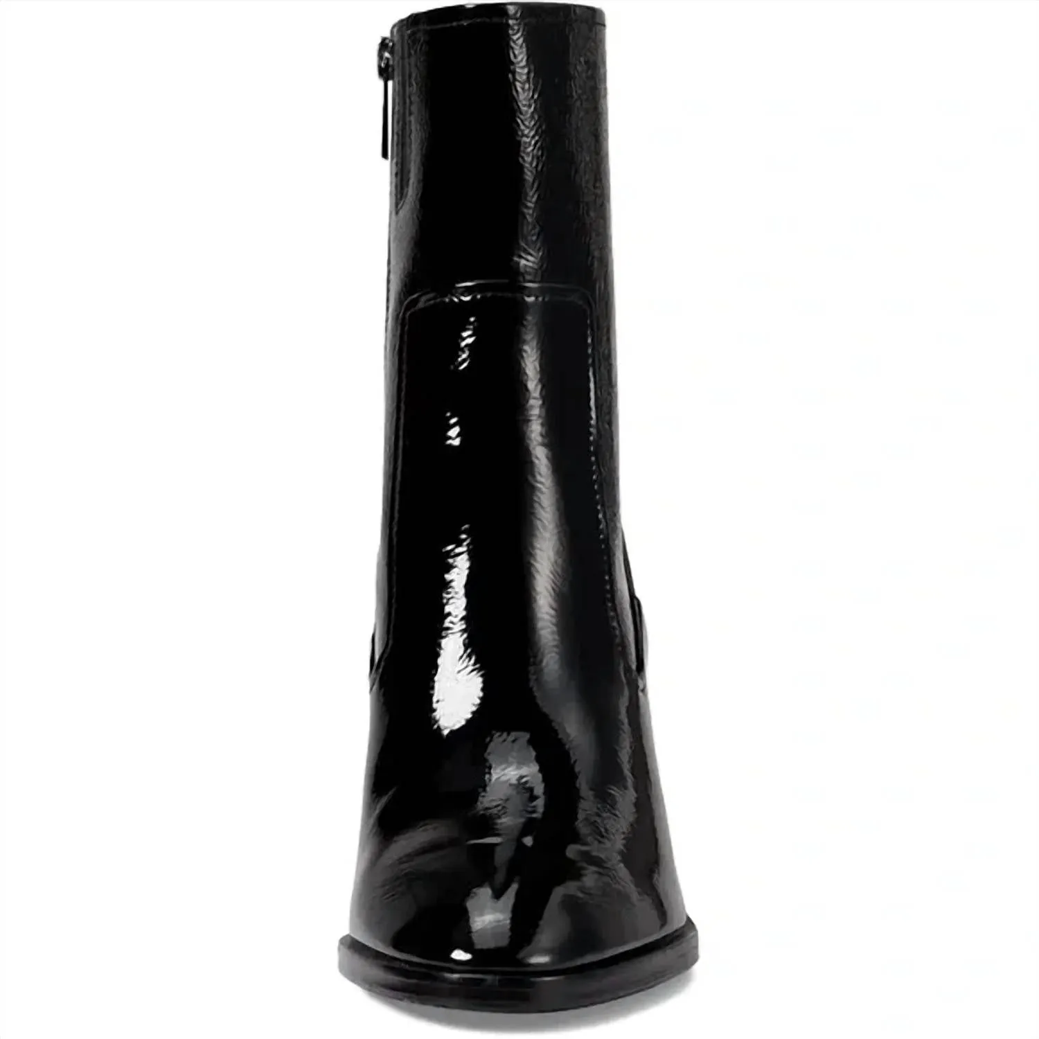 Women's Maymici Heeled Bootie In Black Patent