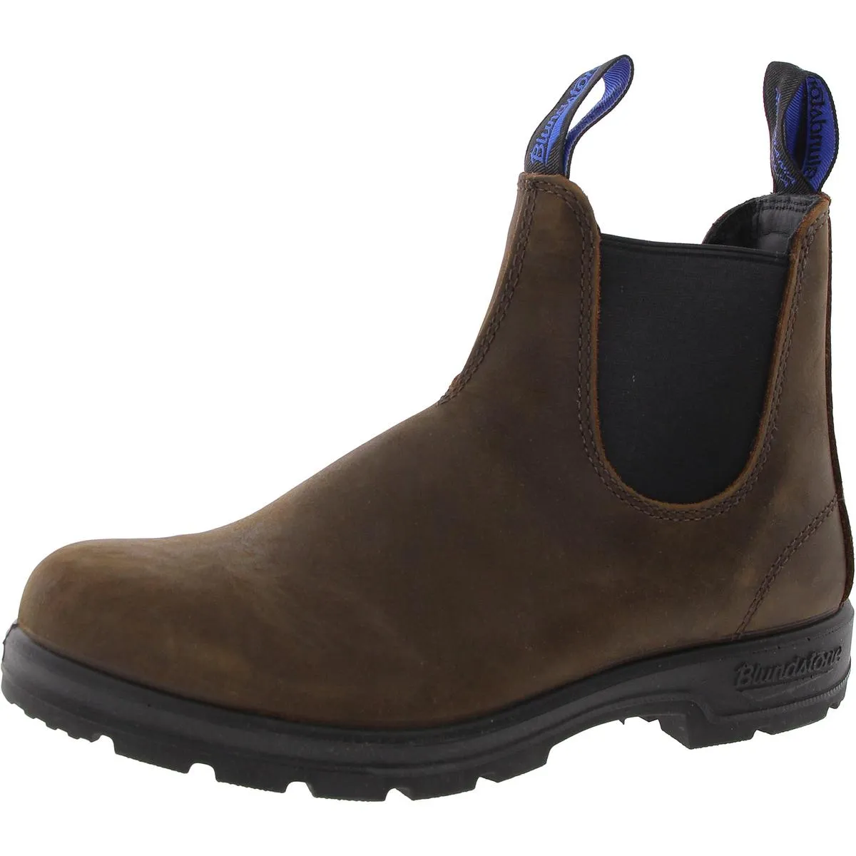 Womens Mixed Media Leather Chelsea Boots