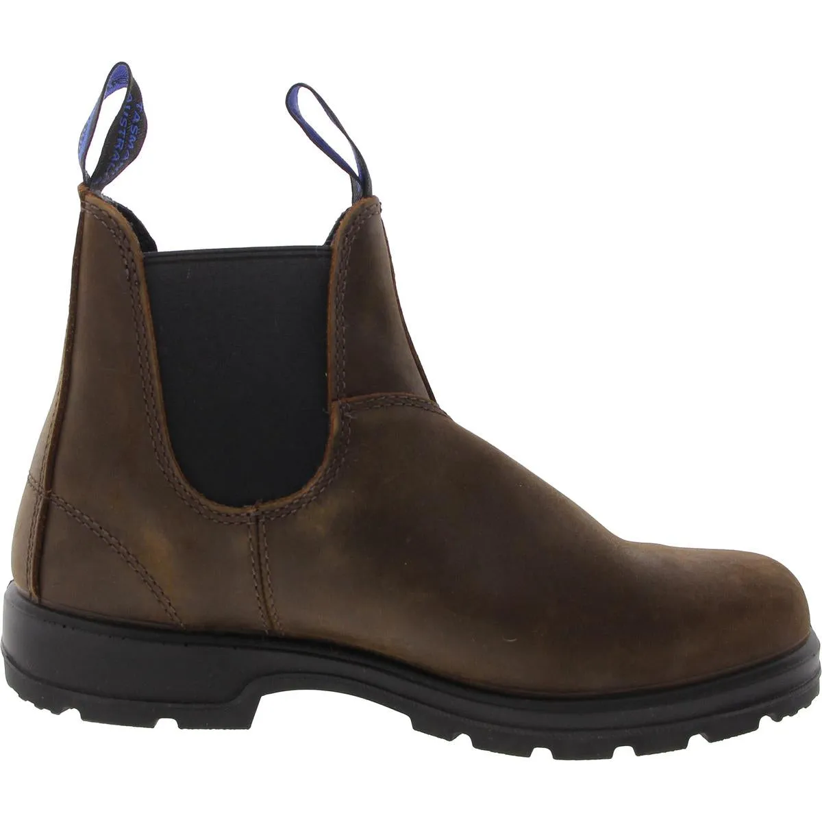 Womens Mixed Media Leather Chelsea Boots